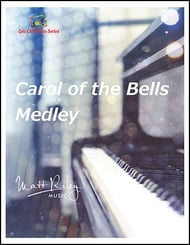Carol of the Bells/God Rest Ye Merry Gentlemen piano sheet music cover Thumbnail